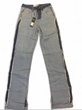 Women’s Two-Tone denim Side-Stripe Jeans